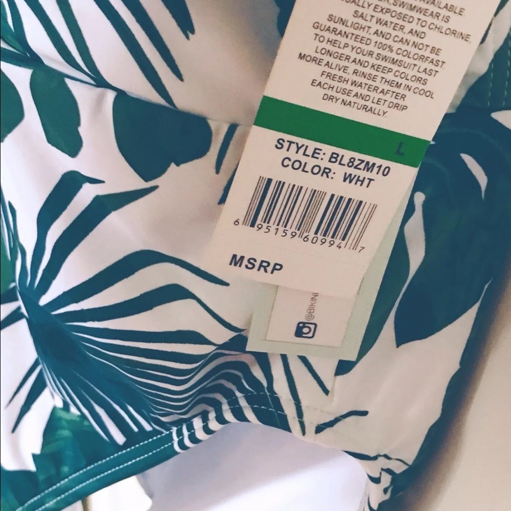 The Bikini Lab Palm Fronds One-Piece Swimsuit - Picture 4 of 6